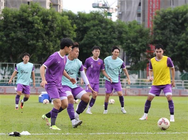 Vietnamese in Singapore support national football team